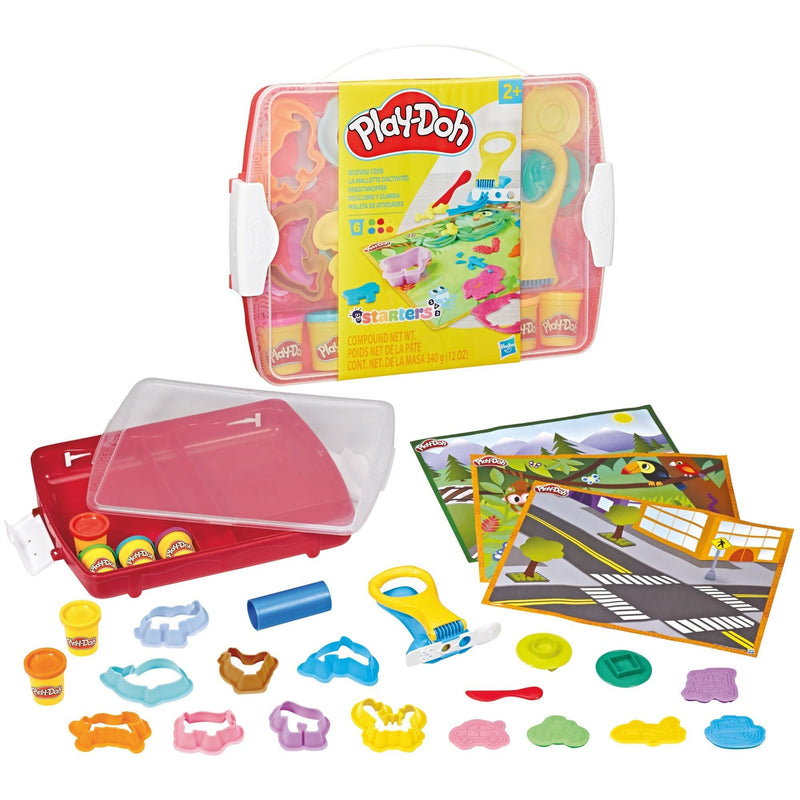 Play-Doh Activity Case with 16 Tools & 6 Colours, Ages 2+ Z4