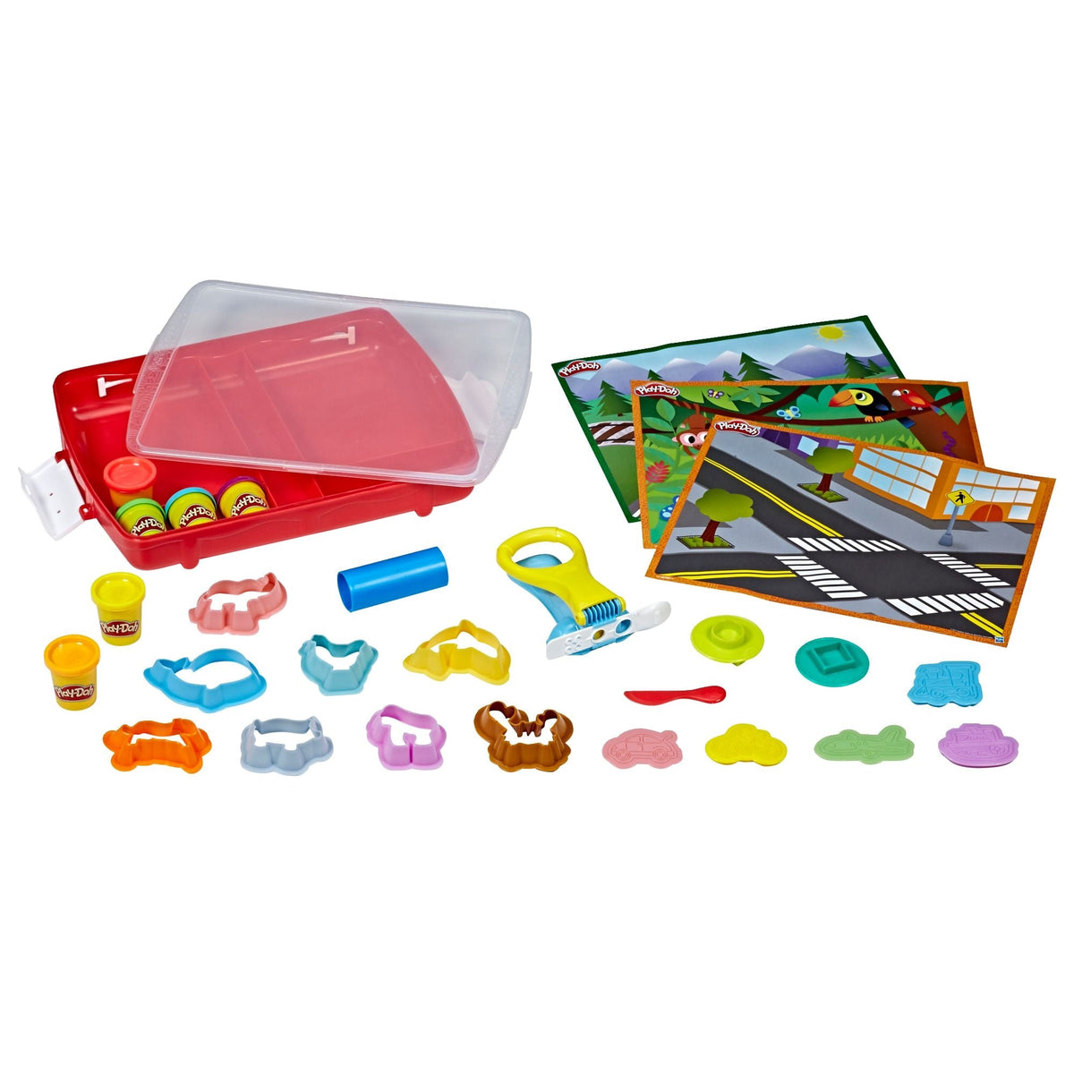 Play-Doh Activity Case with 16 Tools & 6 Colours, Ages 2+