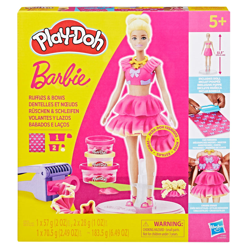 Play-Doh Barbie Dolls with Pre-Made Pattern Sheets V2
