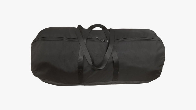 Plowser Extra-Large Black Nylon Storage Cargo Bag with Handles and Full-Length Zipper W4