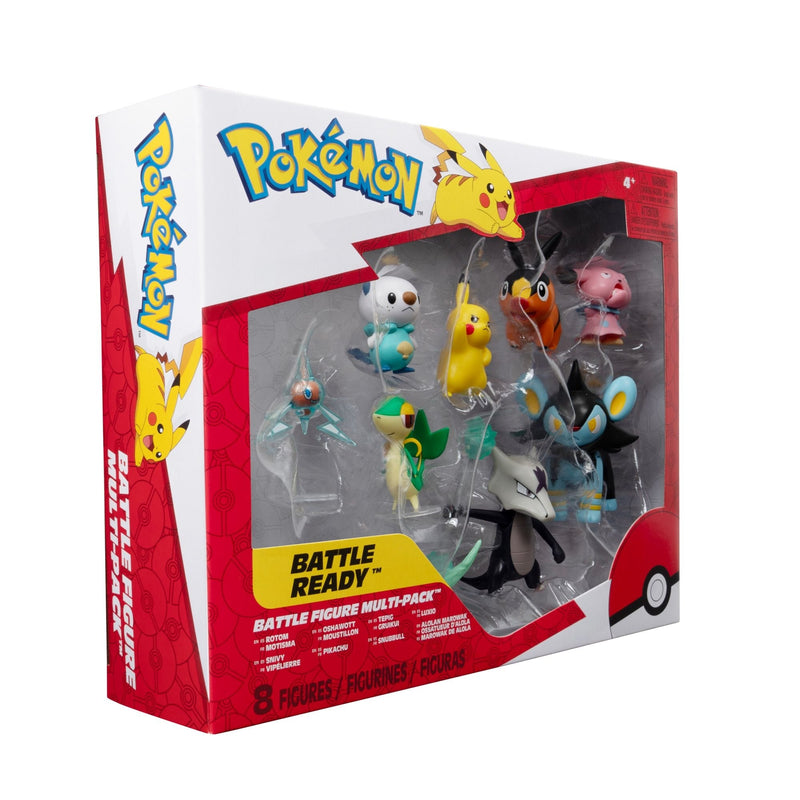 Pokémon Battle Ready Battle Figure Multi-Pack, 8 Figures Q4