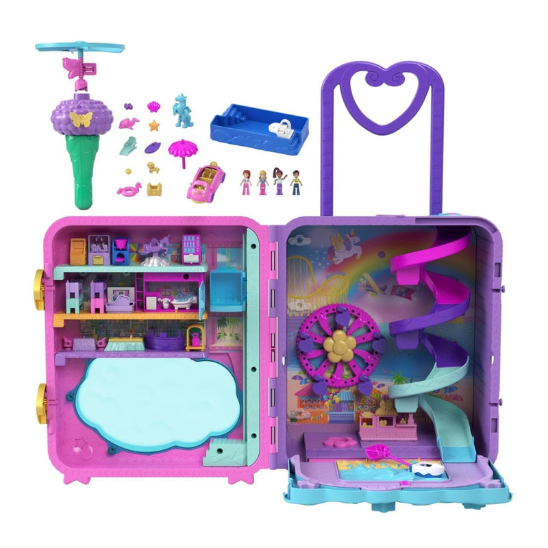 Polly Pocket Pollyville Resort Roll Away C7