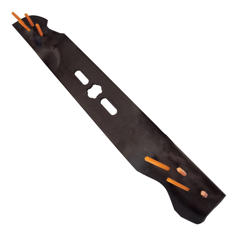 Power Rake Universal 6-in-1 Replacement Lawn Mower Blade, 19-in/20-in, Removable Tines S3
