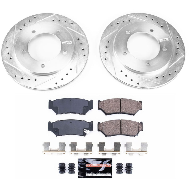 Power Stop Z23 Evolution Sport Performance Brake Kit - Front (Part# K5000 - K16000) S5