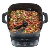 PowerXL StirMax Digital Programmable Slow/Multi-Cooker with 9 Cooking Pre-Sets, Black