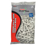 Pride Biodegradable Hardwood Golf Tee, 3-1/4-in, 50-pk, White