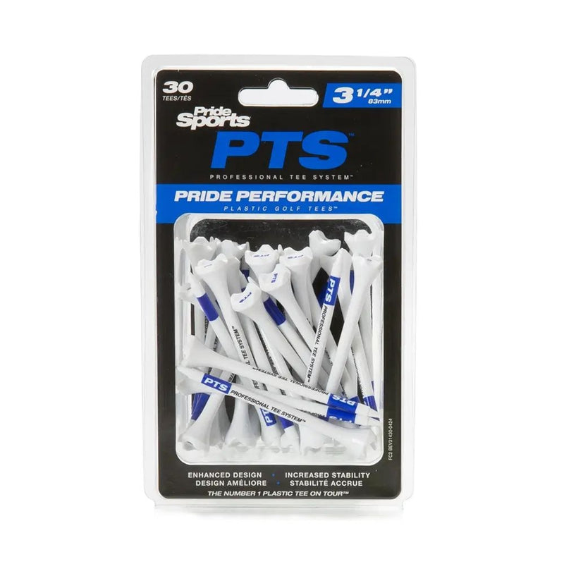 Pride Performance Plastic Golf Tee, 3-1/4-in, 30-pk, White M4