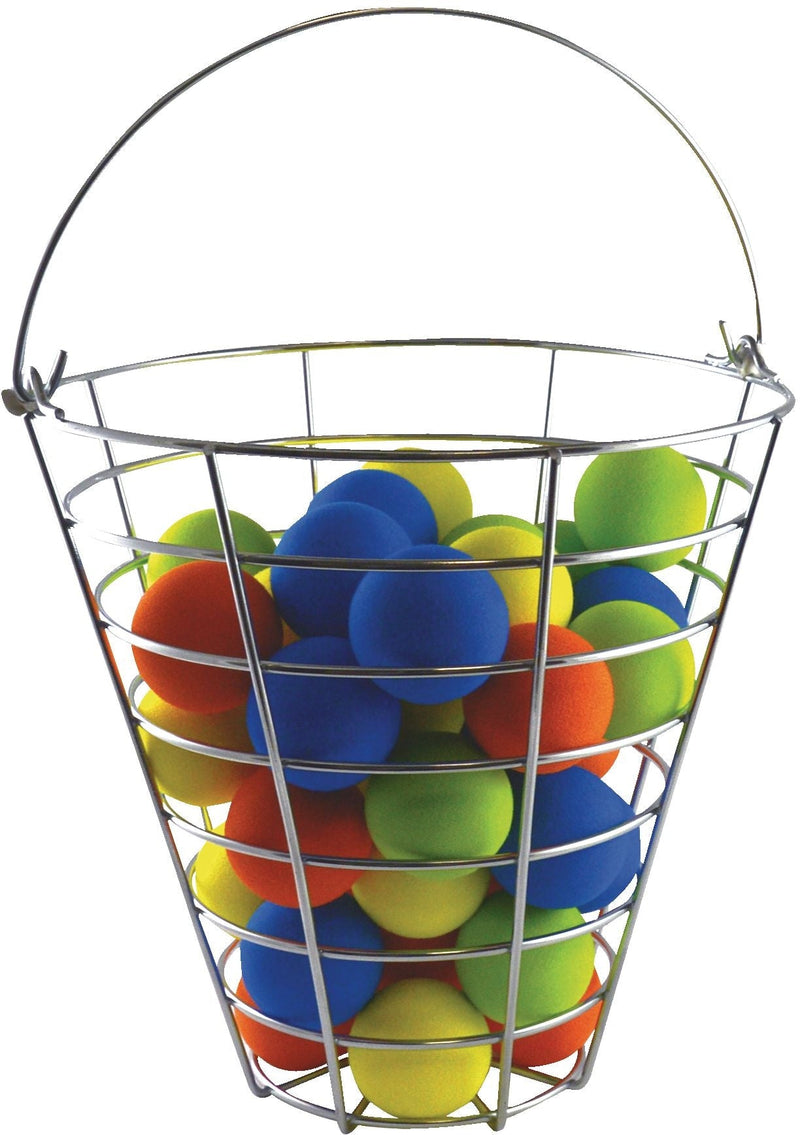 PrideSports Foam Practice Golf Balls with Range Bucket, 42-pk, Assorted Colours G5