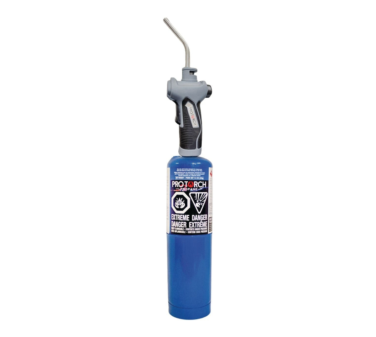 Pro Torch Ergonomic Softgrip Torch Kit with Stainless Steel Burner
