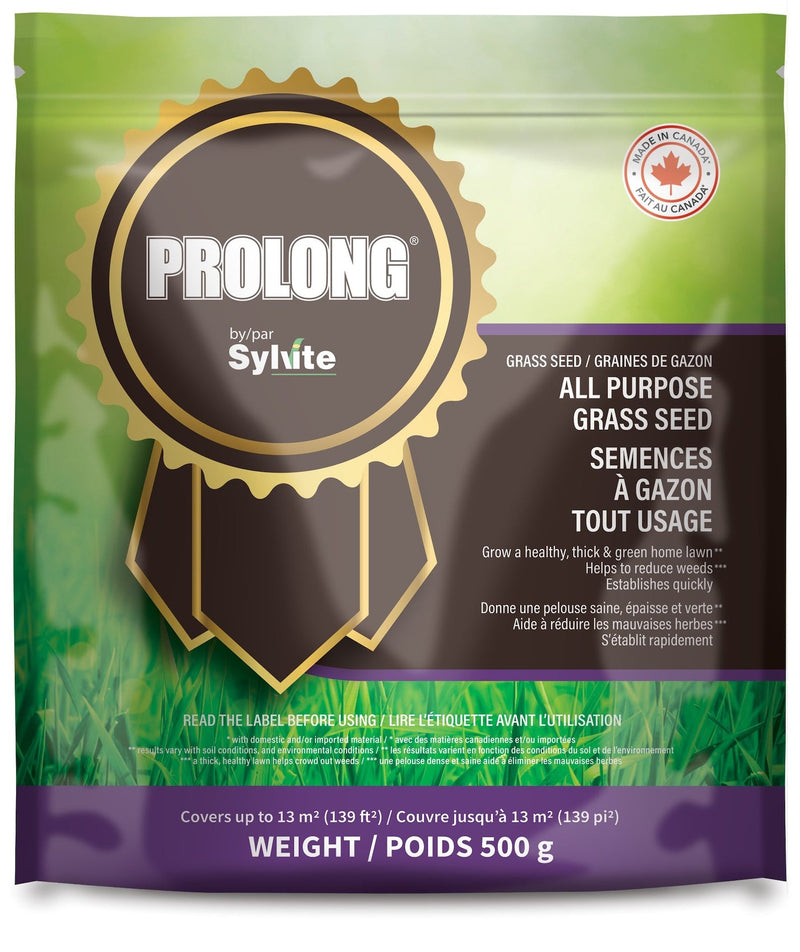 Prolong All Purpose Grass Seed, Covers 139 sq. ft., 500-g X6
