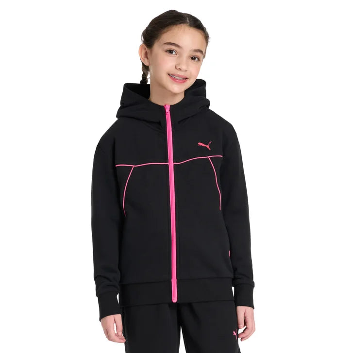 Puma Girls and Boys Fleece Full Zip Hoodie C5