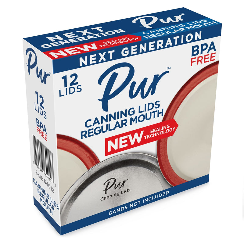 Pur Mason Regular Mouth Canning Lid with No Band, 12-pk A3
