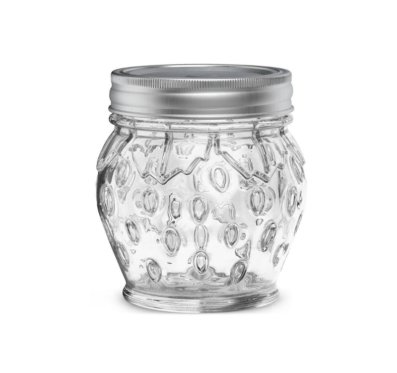 Pur Mason Strawberry Jam Jar, Clear Glass, 13.5-oz/399-mL, 6-pk, Food Preservation Jars O5