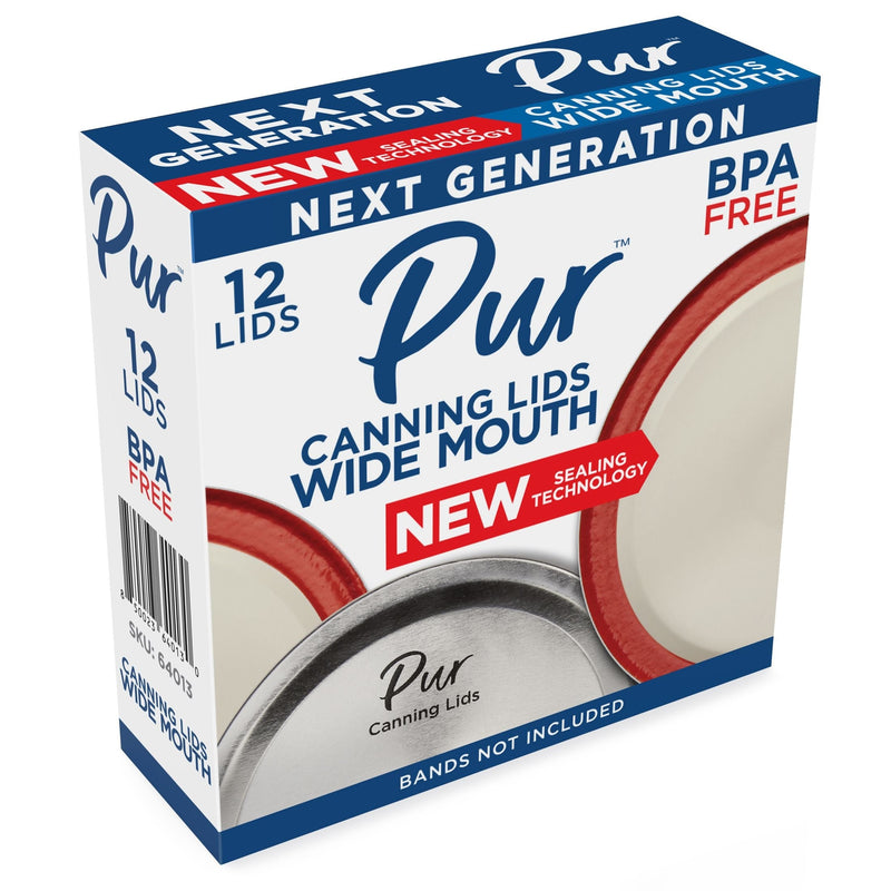 Pur Mason Wide Mouth Canning Lid with No Band, 12-pk H8
