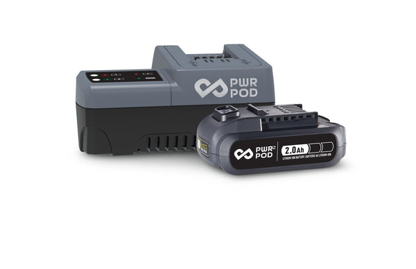 PWR POD 20V MAX 2.0 Ah Battery & Charger Starter Kit J2