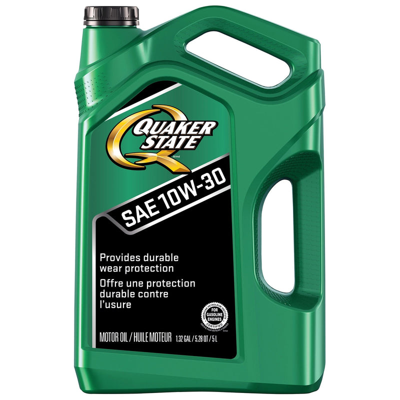 Quaker State 10W30 Conventional Motor Oil, 5-L Jug R1