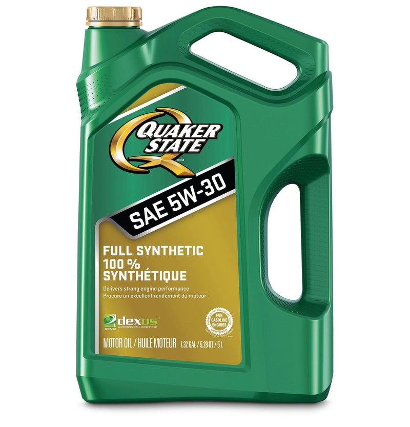 Quaker State Full Synthetic 5W30 Engine/Motor Oil, 5-L N8