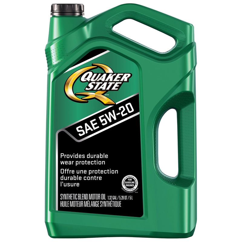 Quaker State Semi-Synthetic 5W20 Motor Oil, 5-L Jug F7