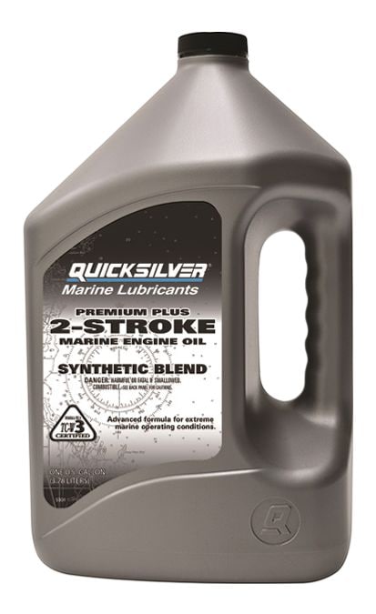 Quicksilver 2-Stroke Premium Plus Marine Outboard Engine Oil, 4-L D6