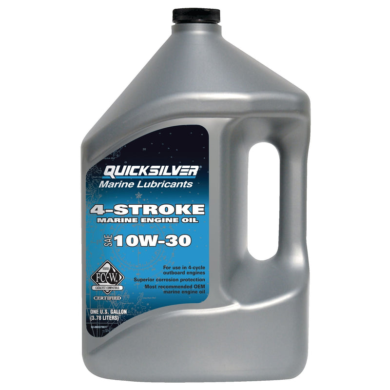 Quicksilver 4-Stroke Marine Engine Oil 10W30, 4-L K2