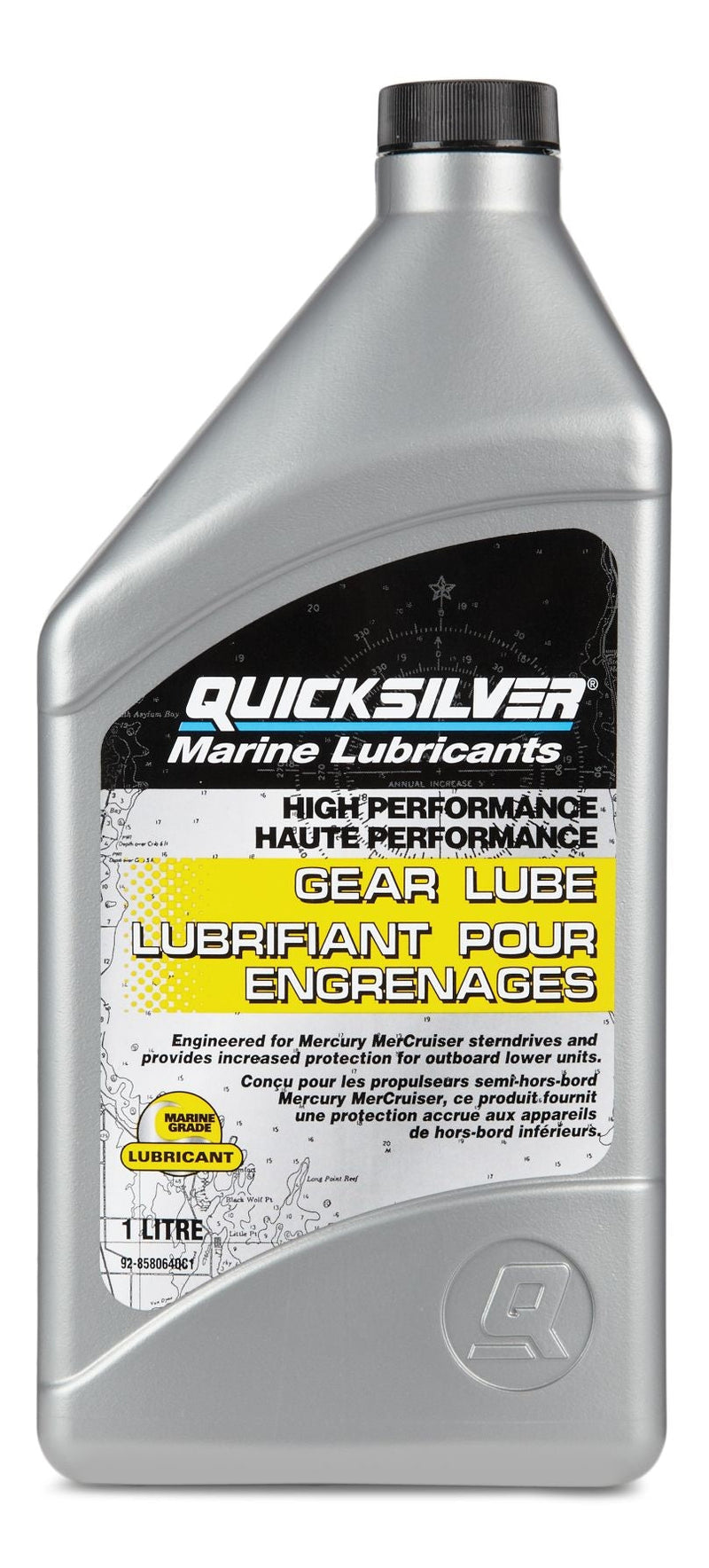 QuickSilver High Performance Marine Gear Lubricant SAE 90, 1-L H7