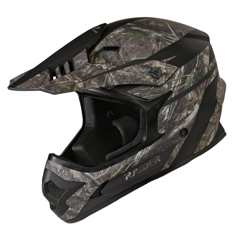Raider Ambush V2 Off-Road Helmet, Adult, Mossy Oak, Assorted Sizes T6