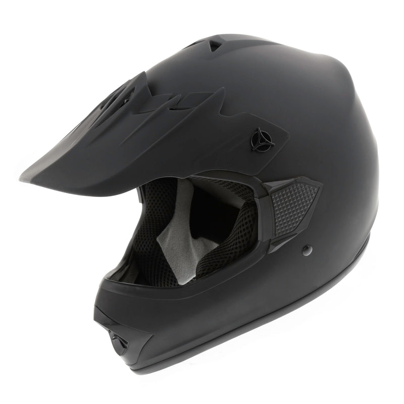 Raider GX4 ATV Helmet, Youth, Matte Black, Assorted Sizes U6