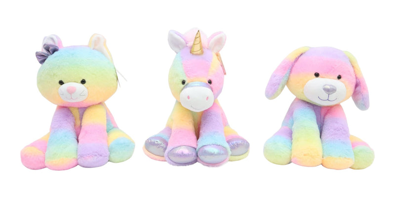 Rainbow Buddies 10-in Plush Toy, Assorted, Collectibles A8