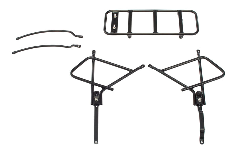 Raleigh Adjustable Rear Bike Rack, Lightweight, Aluminum, Black K8