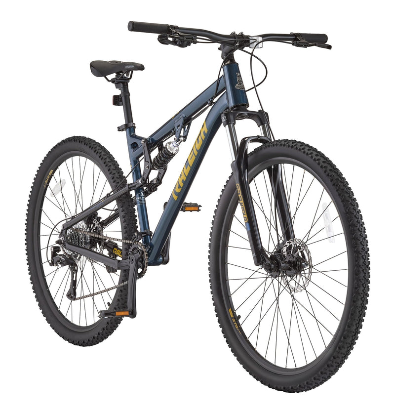 Raleigh Attack Dual-Suspension Mountain Bike, 29-in Wheel, Black K0