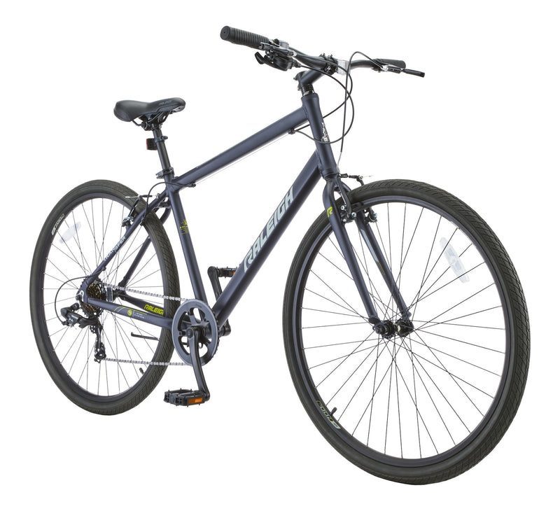 Raleigh Entourage Adult City Bike with V-brakes, 700C, Black B2