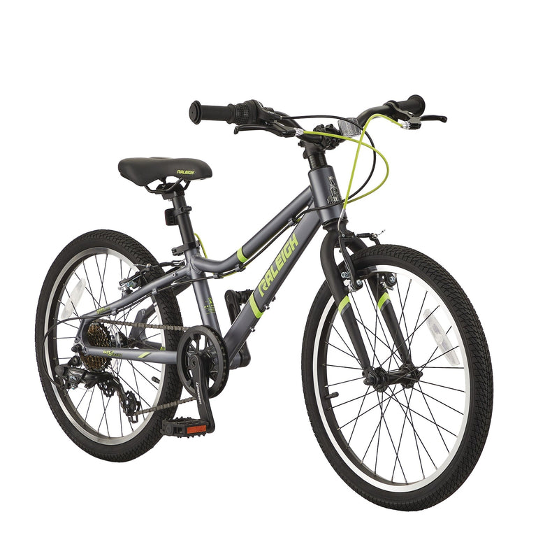 Raleigh Meteor Youth Bike with Reflectors, 7-Speed, 20-in Wheel, Grey W0