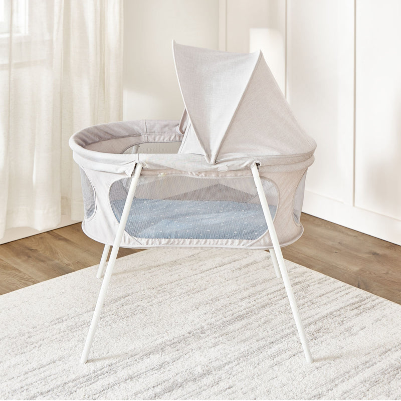 Regalo Baby Basics Infant Bassinet with Canopy, Grey P6