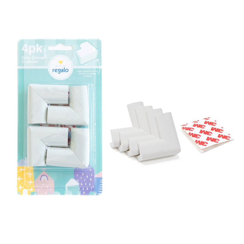 Regalo Child-Proofing Furniture Edge Cushion Bundle, Grey, 16-ft M2