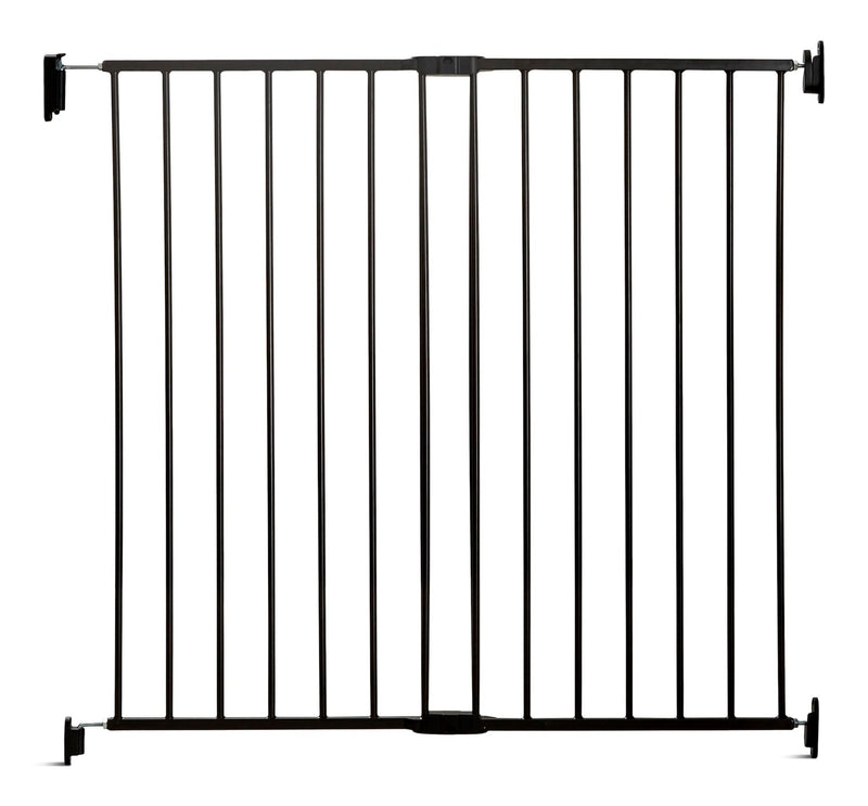 Regalo Top-of-Stairs Baby Gate, Black D9