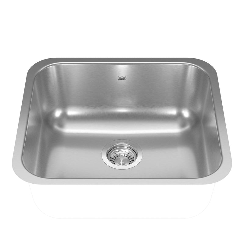 Reginox FB Single Stainless Steel Sink, 19.7x17.75-in O4