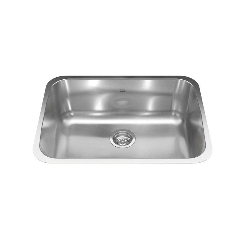 Reginox FB Single Stainless Steel Sink, 24.75x18.75-in P5
