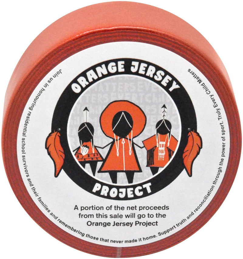 Renfrew Pro or Comp-o-stik "Truth and Reconciliation" Hockey Tape, Orange, 24-mm x 18-m J0