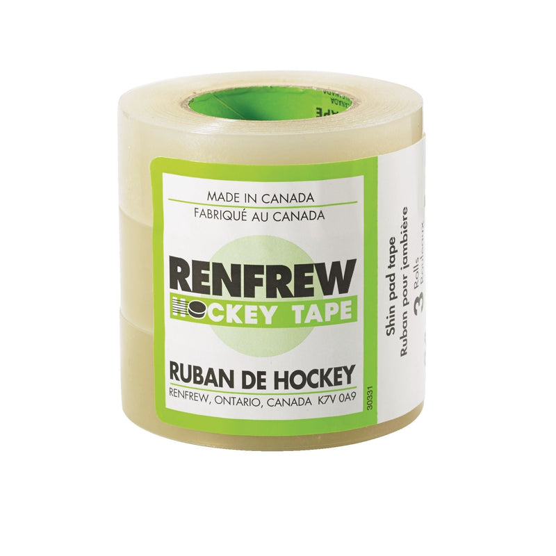 Renfrew Waterproof Hockey Tape, Clear, 24-mm x 15-m, 3-pk Z2