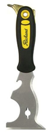 Richard 12-in-1 Multi-Purpose Carbon Steel Paint Scraper/Putty Knife Tool with Screw Bit R1