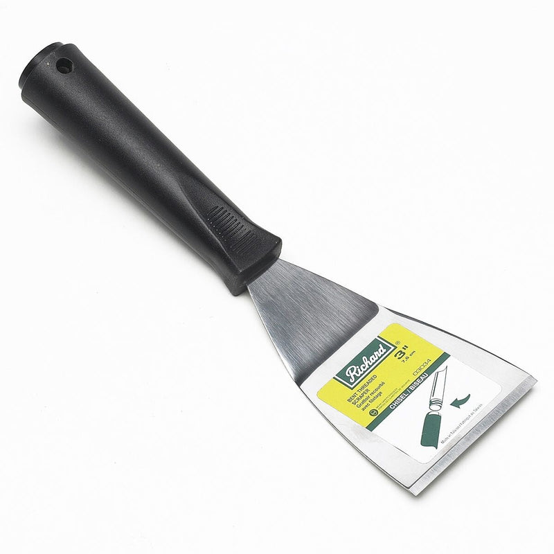 Richard Bent Chisel Scraper with Threaded Handle For Extension Pole, Stainless Steel, 3-in J3