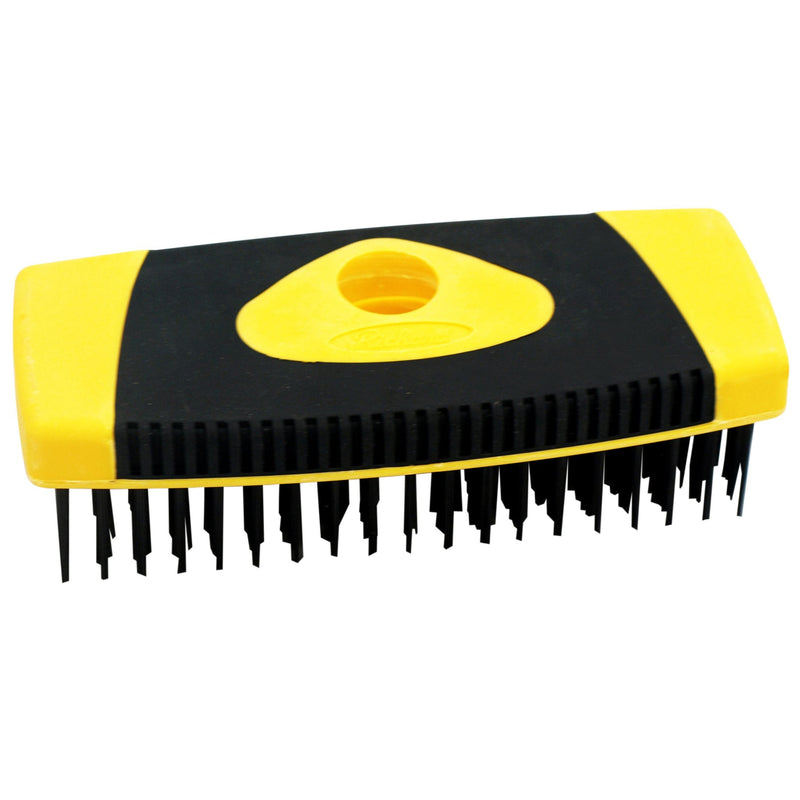 Richard Wire Block Brush Cleans/Removes Paint, Rust & Dirt From Metal, 5.4 x 16.8-cm F9