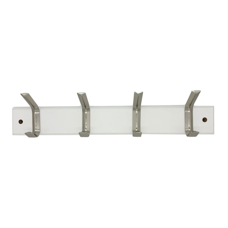 Richelieu Double 4 Hook on Board, 18", White Q7