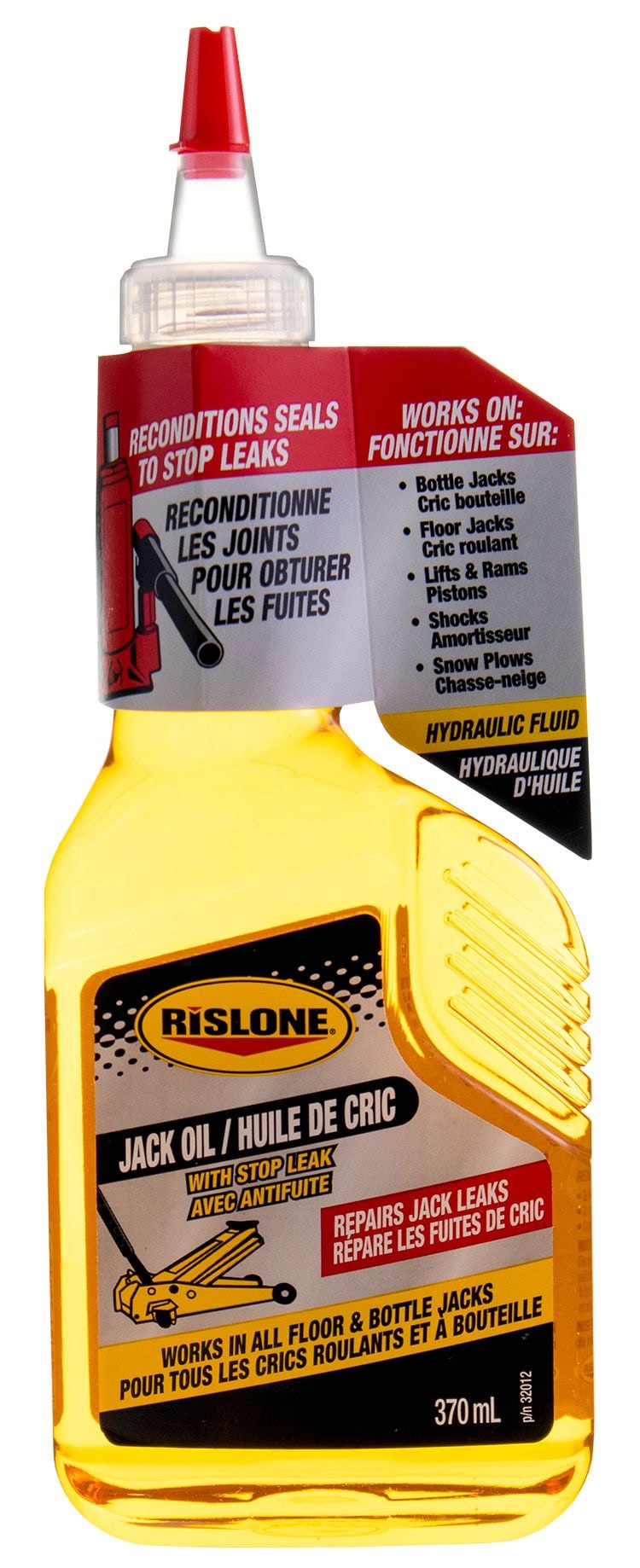 Rislone 32012 Hydraulics Jack Oil with Stop Leak, Amber, 370-mL T1