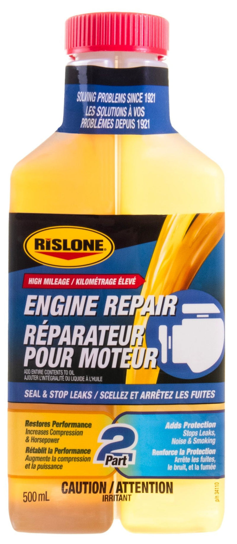 Rislone High Mileage Engine Repair, 500-mL O0