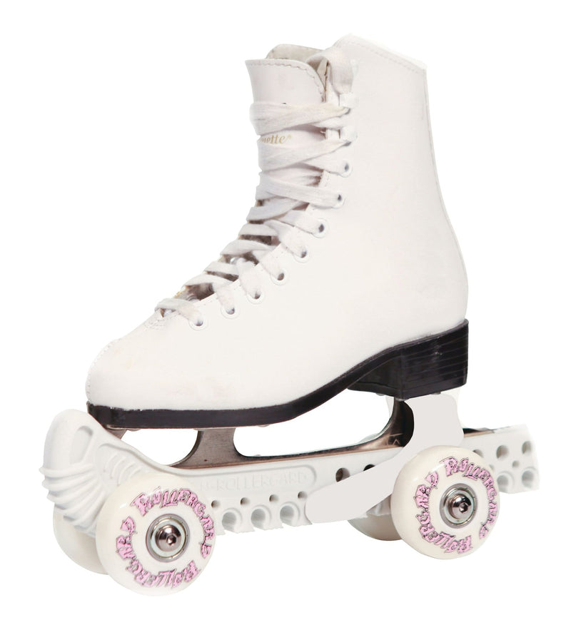 RollerGard Rolling Figure Skate Guards, White, One Size S5