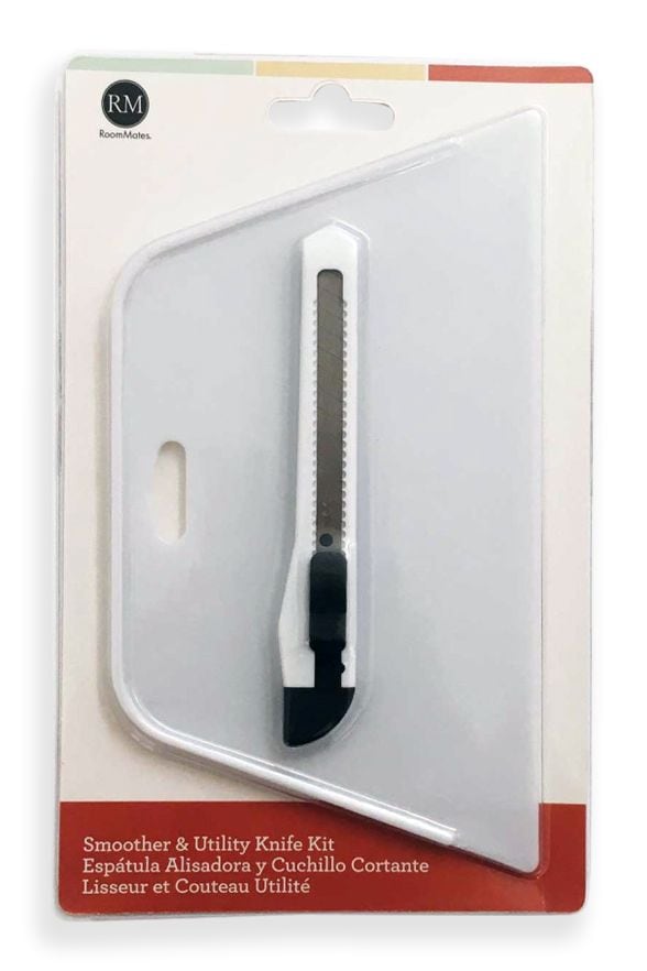 RoomMates Wallpaper Smoother and Knife Kit, White Y6