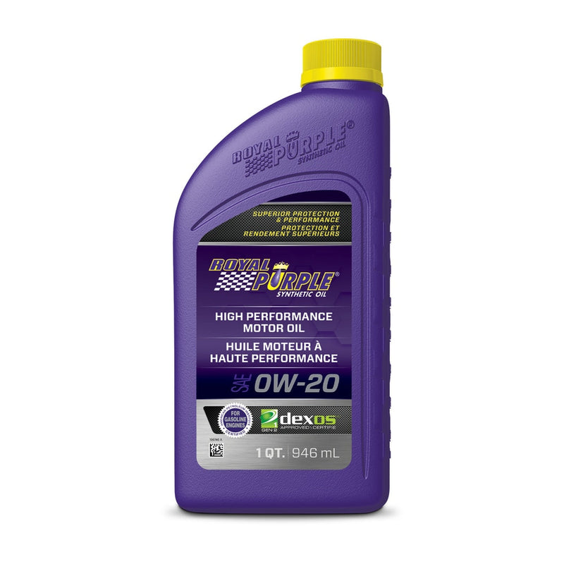 Royal Purple High Performance 0W20 Synthetic Engine/Motor Oil, 946-mL P4