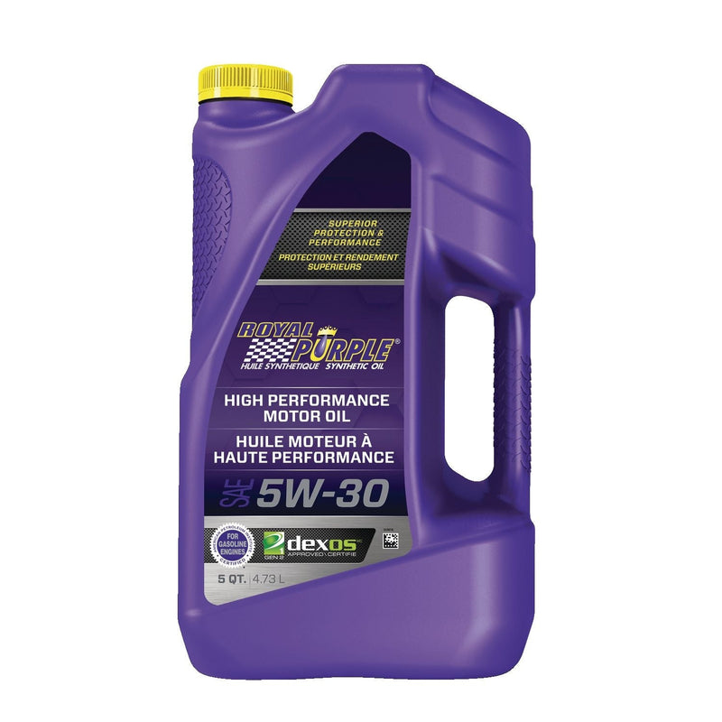 Royal Purple High Performance 5W30 Synthetic Engine/Motor Oil, 4.73-L F0