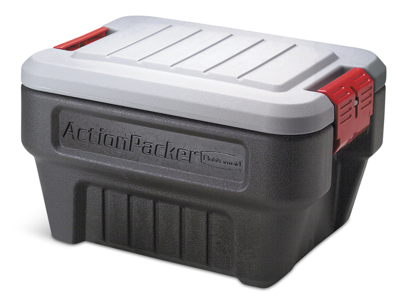 Rubbermaid Action Packer Latch Storage Container, Stackable and Recyclable, 30.3-L D6